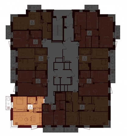 
  Продается 2-комн. квартира 55.92 м², в ЖК АЙВАЗОВСКИЙ-ЕНИСЕЙ, 2. Фото 1.
