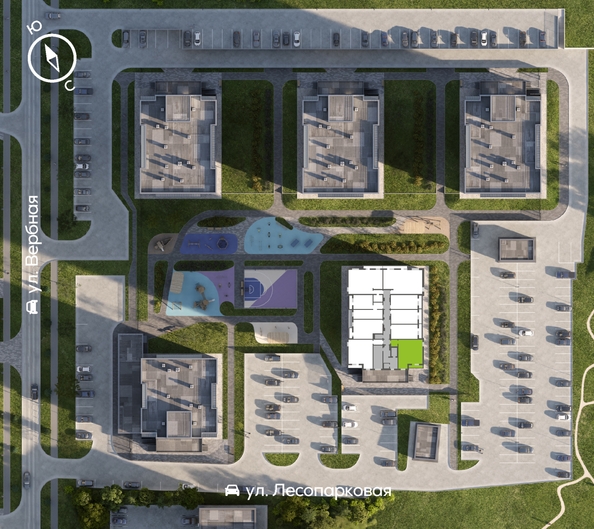 
  Продается 2-комн. квартира 58.6 м², в ЖК Белый квартал на Свободном, дом 4. Фото 1.