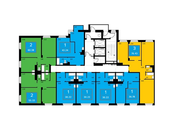
  Продается студия 30 м², в ЖК Преображенский, дом 11. Фото 3.