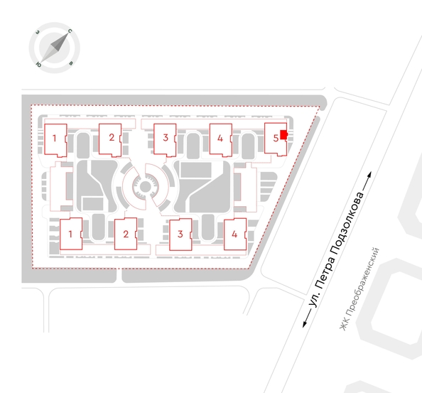 
  Продается 3-комн. квартира 61.5 м², в ЖК Чижи, 2 очередь (корпус 5). Фото 2.