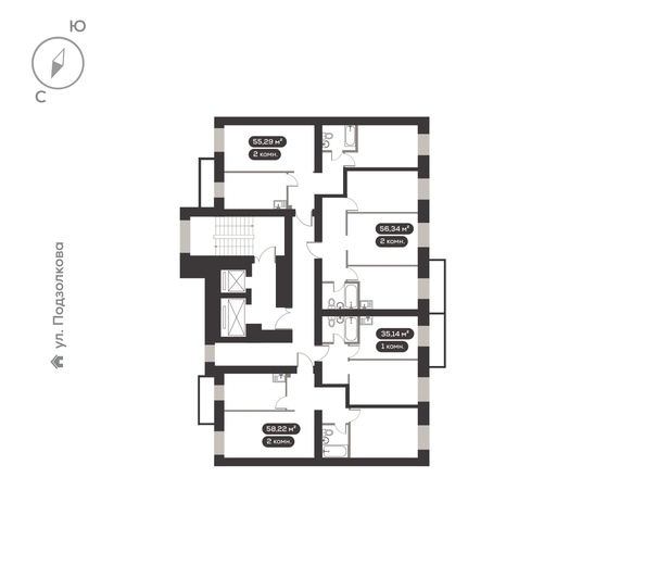 
  Продается 1-комн. квартира 35.14 м², в ЖК ДАО, дом 2. Фото 4.
