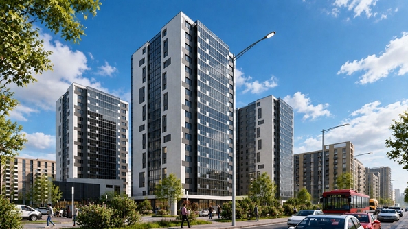 
  Продается 2-комн. квартира 60.8 м², в ЖК Ладейский квартал, дом 3. Фото 2.