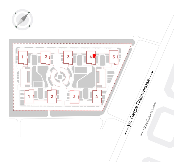 
  Продается 3-комн. квартира 61.3 м², в ЖК Чижи, 2 очередь (корпус 4). Фото 2.