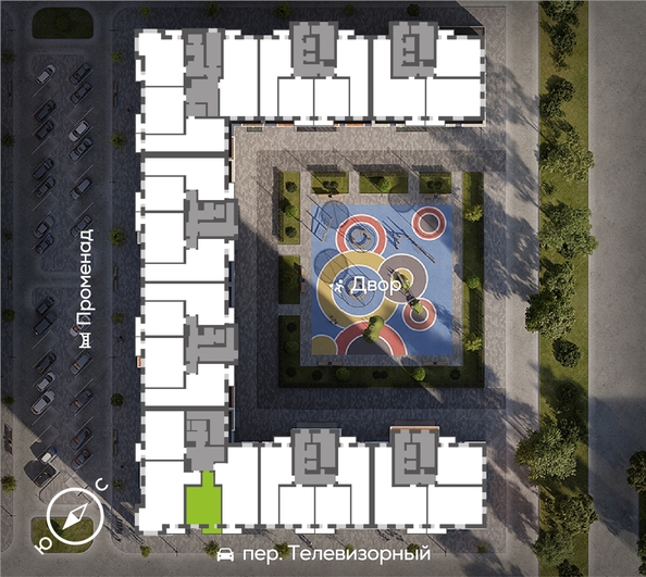 
  Продается 1-комн. квартира 46.6 м², в ЖК ОКТА, дом 2. Фото 1.