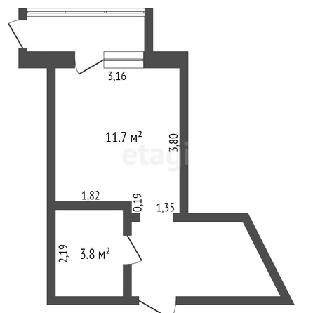 
   Продам 1-комнатную, 24.4 м², Павловский тракт, 221

. Фото 2.