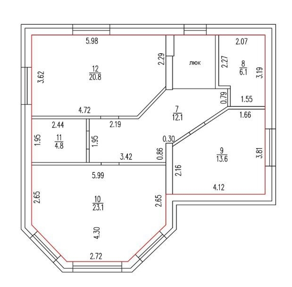 
  Продается коттедж, 165 м², село Власиха
. Фото 28.