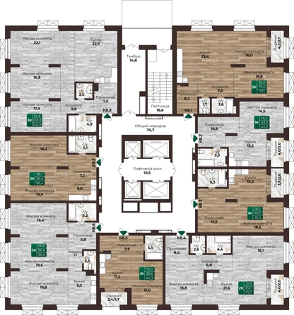 
  Продается 1-комн. квартира, 51 м², ЖК Шервуд, (Нагорная 6-я, 15г/12)
. Фото 1.