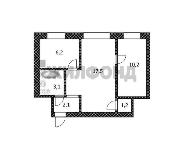 
  Продается 2-комн. квартира, 40.3 м², Тимуровская ул
. Фото 15.