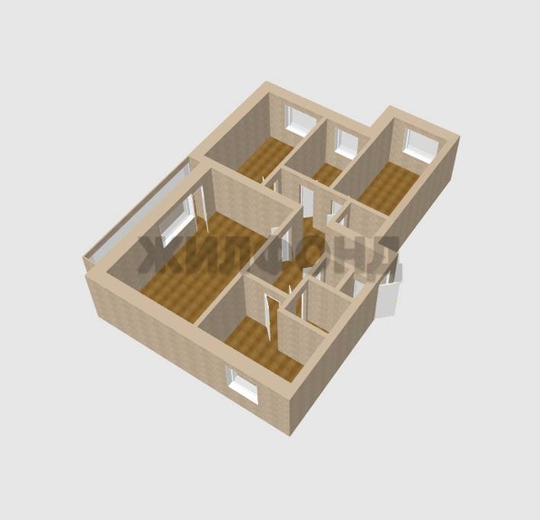 
  Продается 4-комн. квартира, 79.2 м², Комсомольская ул
. Фото 26.