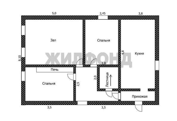 
  Продается дом, 85.2 м², Новоалтайск
. Фото 12.