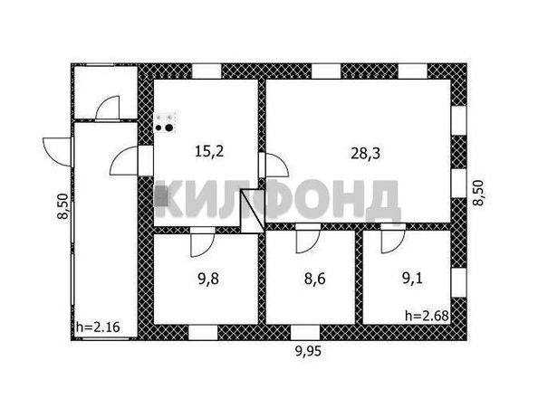 
  Продается дом, 71 м², Барнаул
. Фото 26.