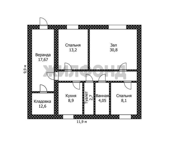 
  Продается дом, 74 м², Камень-на-Оби
. Фото 16.