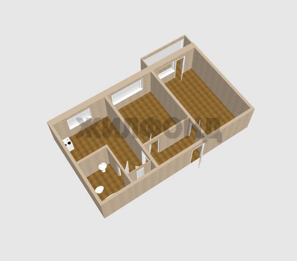 
  Продается 2-комн. квартира, 49.9 м², Попова ул, д. 73
. Фото 16.