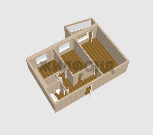 
  Продается 2-комн. квартира, 45.7 м², Взлетная ул, д. 45а
. Фото 24.