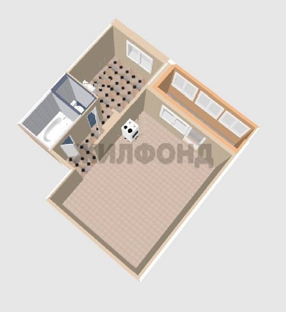 
  Продается 2-комн. квартира, 40.4 м², Антона Петрова ул
. Фото 18.