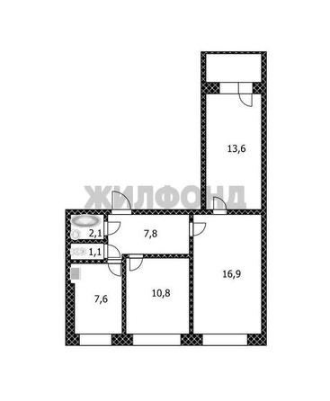 
  Продается 3-комн. квартира, 61.8 м², Попова ул
. Фото 17.