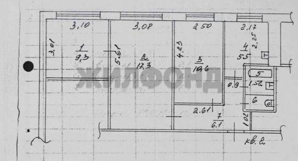 
  Продается 3-комн. квартира, 51.8 м², Антона Петрова ул
. Фото 4.