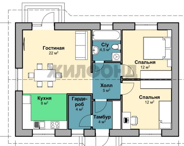 
  Продается дом, 75 м², СНТ Пригородное
. Фото 12.