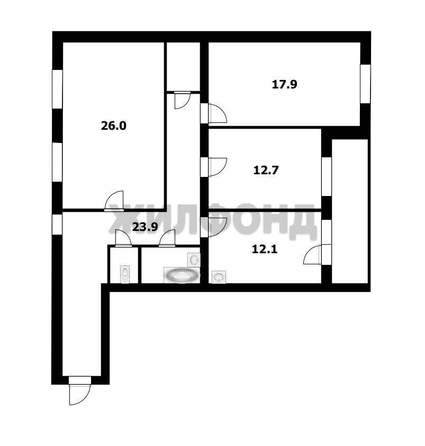 
  Продается 3-комн. квартира 97.7 м². Фото 20.