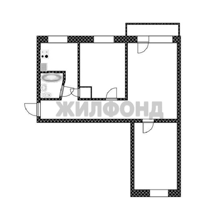 
  Продается 3-комн. квартира 60 м². Фото 16.