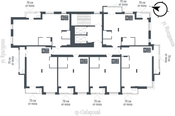 
  Продается 3-комн. квартира 83.37 м², в ЖК Опера Резиденс. Фото 2.
