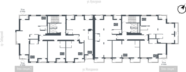 
  Продается 2-комн. квартира 52.82 м², в ЖК Опера Резиденс. Фото 2.