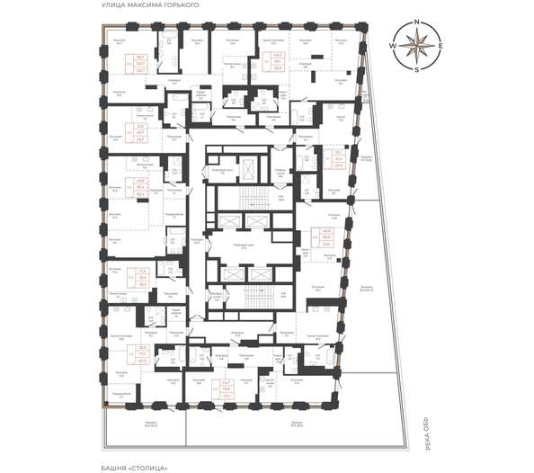 
  Продается 1-комн. квартира 47.2 м², в ЖК Барнаул. Фото 1.