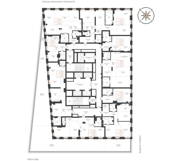 
  Продается 3-комн. квартира 113.3 м², в ЖК Барнаул. Фото 1.
