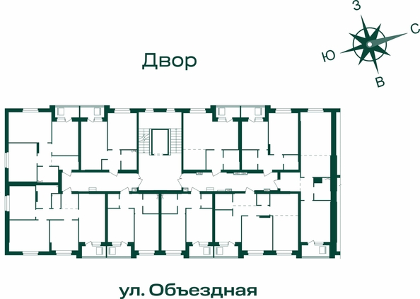
  Продается 1-комн. квартира 53.7 м², в ЖК Первогорье, корпус 5. Фото 1.