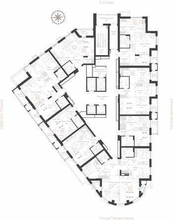 
  Продается 1-комн. квартира 48.19 м², в ЖК Маяковский 2. Фото 1.