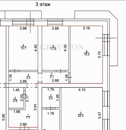 
  Продается 2-комн. квартира 59.8 м². Фото 37.