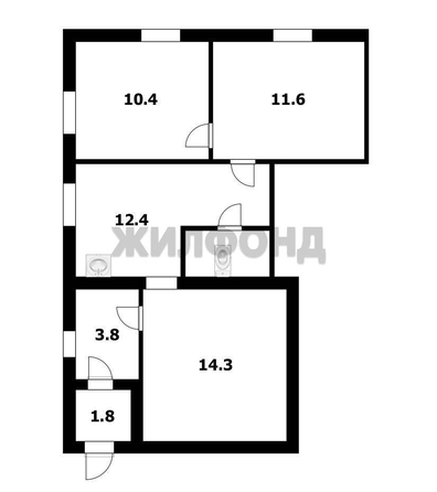 
  Продается дом 61.6 м². Фото 24.
