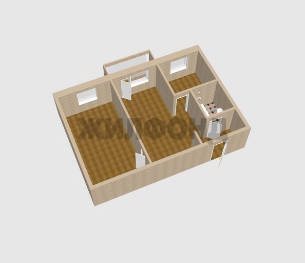 
  Продается 2-комн. квартира 42 м². Фото 13.