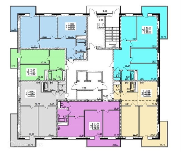 
   Продам 2-комнатную, 78 м², Столбовая ул, 38

. Фото 4.