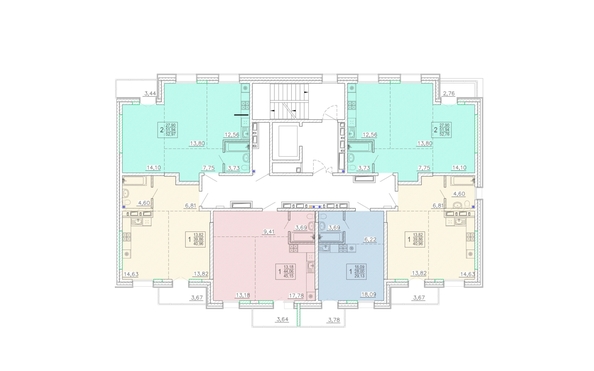 
  Продается 1-комн. квартира, 40.96 м², ЖК Ёлки, дом 3
. Фото 1.