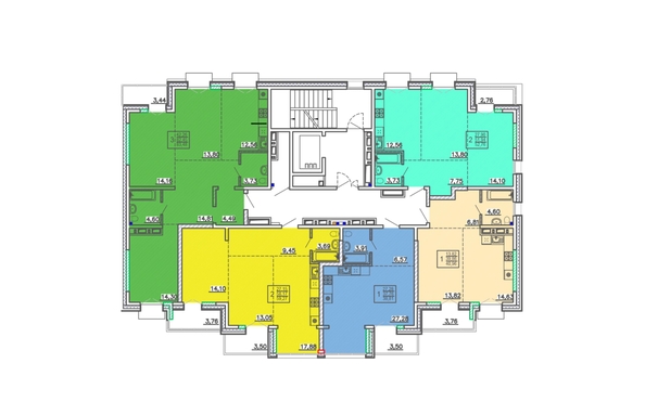 
  Продается студия, 40.96 м², ЖК Ёлки, дом 2
. Фото 1.