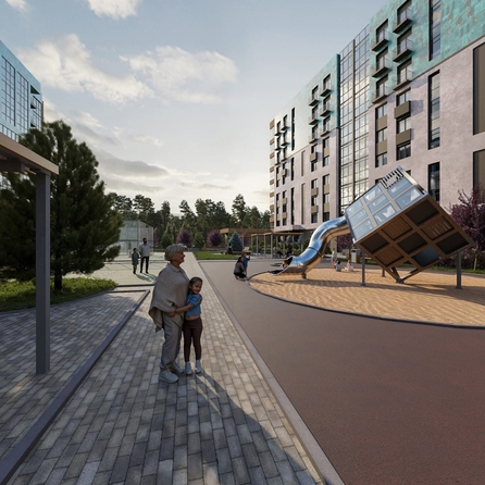 
  Продается 2-комн. квартира 51.9 м², в ЖК Ёлки, дом 2. Фото 50.