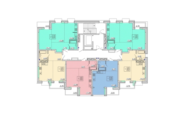 
  Продается студия 37.4 м², в ЖК Ёлки, дом 1. Фото 1.