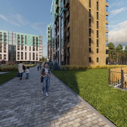 
  Продается 2-комн. квартира 57.4 м², в ЖК Ёлки, дом 1. Фото 43.