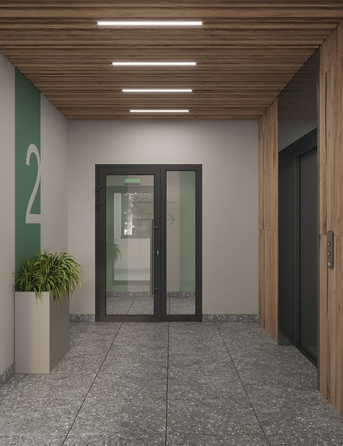 
  Продается 2-комн. квартира 52.97 м², в ЖК Ёлки, дом 3. Фото 35.