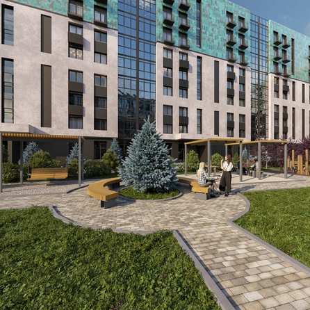 
  Продается 2-комн. квартира 52.97 м², в ЖК Ёлки, дом 3. Фото 43.