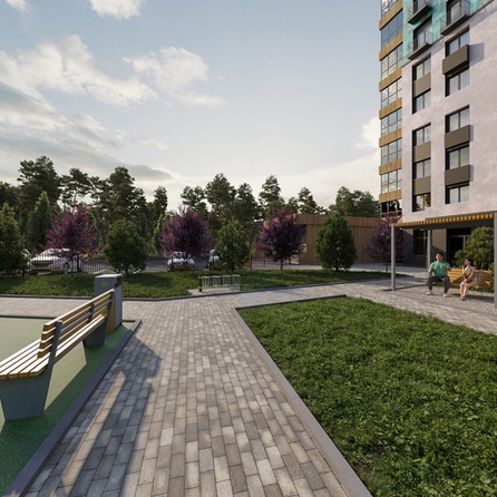
  Продается 1-комн. квартира 39.9 м², в ЖК Ёлки, дом 2. Фото 41.