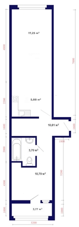 
   Продам 2-комнатную, 51.57 м², Юго-Западный, дом 17

. Фото 16.