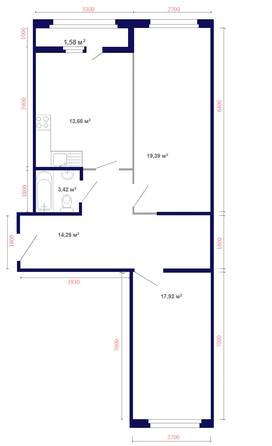 
  Продается 2-комн. квартира, 71.82 м², ЖК Юго-Западный, дом 17
. Фото 3.