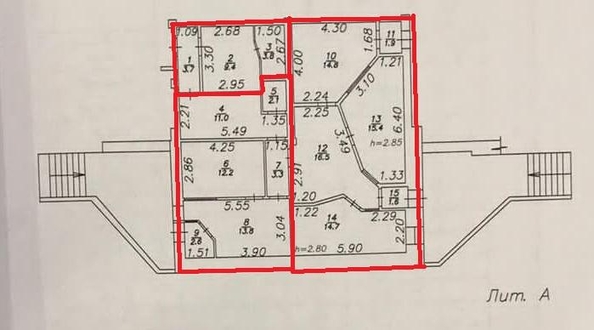 
   Продам помещение свободного назначения, 126.8 м², Дальневосточная ул, 144

. Фото 20.