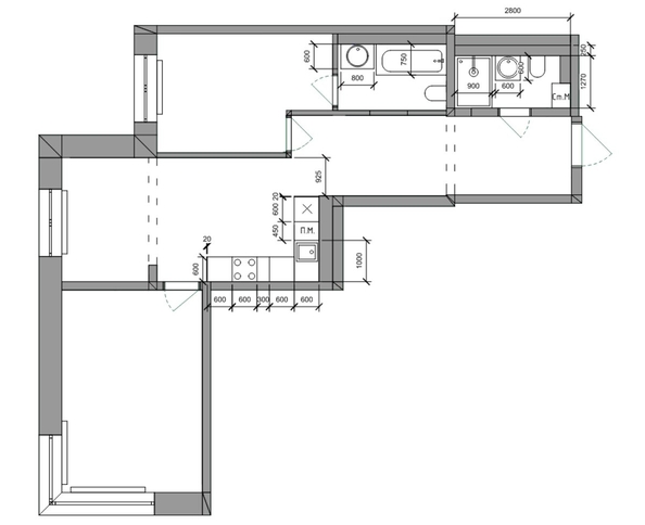 
   Продам 3-комнатную, 66.5 м², Култукская ул, 16

. Фото 1.