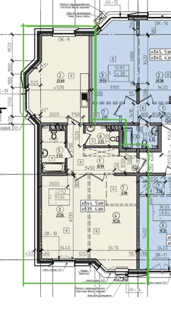 
   Продам 2-комнатную, 91.4 м², Красного Восстания ул, 24

. Фото 6.