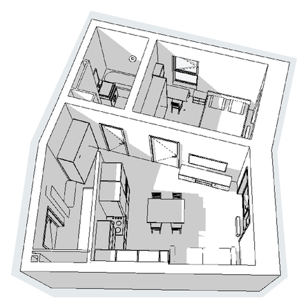 
   Продам 1-комнатную, 44.4 м², Центральная ул (Стрижи кв-л), 15

. Фото 7.