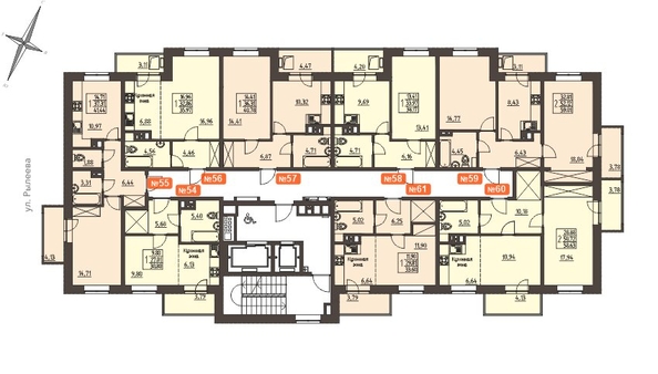 
   Продам 1-комнатную, 41.8 м², Очаг, блок-секция 7

. Фото 3.