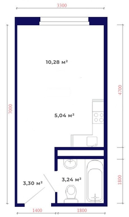 
   Продам студию, 21.86 м², Юго-Западный, дом 17

. Фото 13.